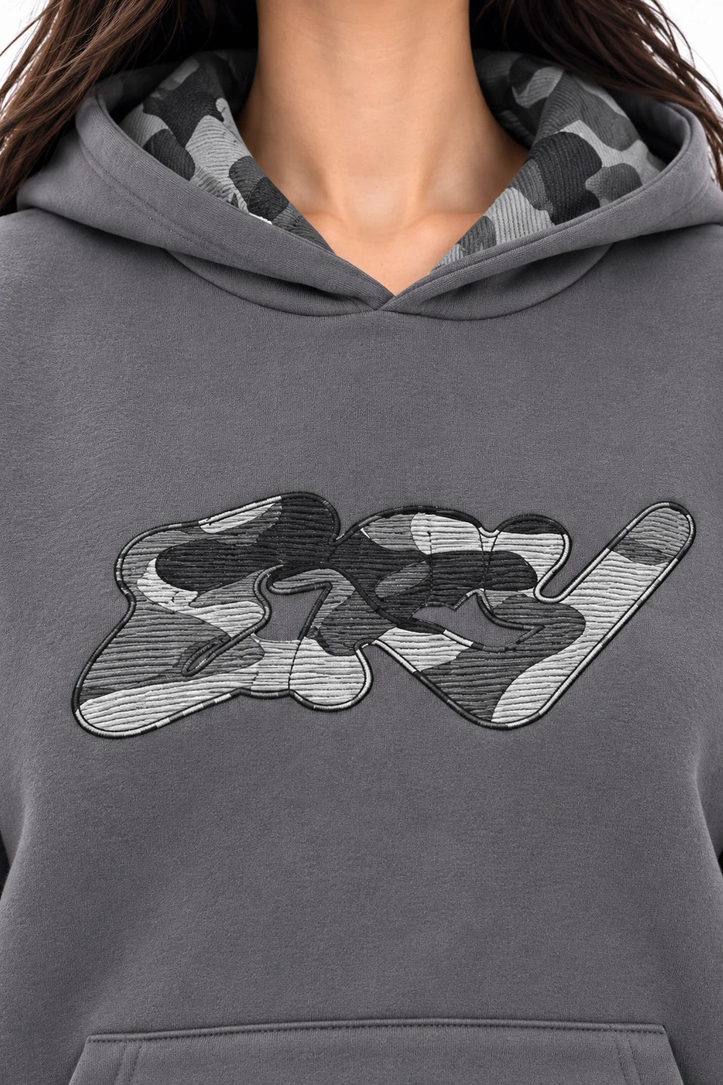 Antrasit Camo Hoodie — 2