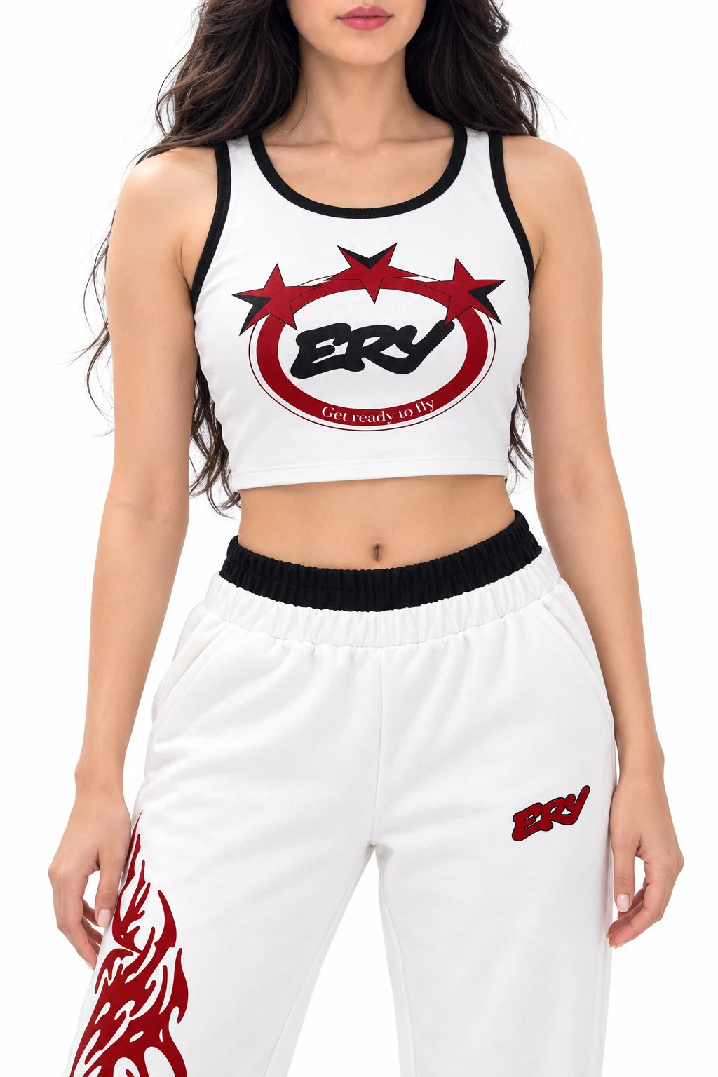Star Grafik Crop Top — 2