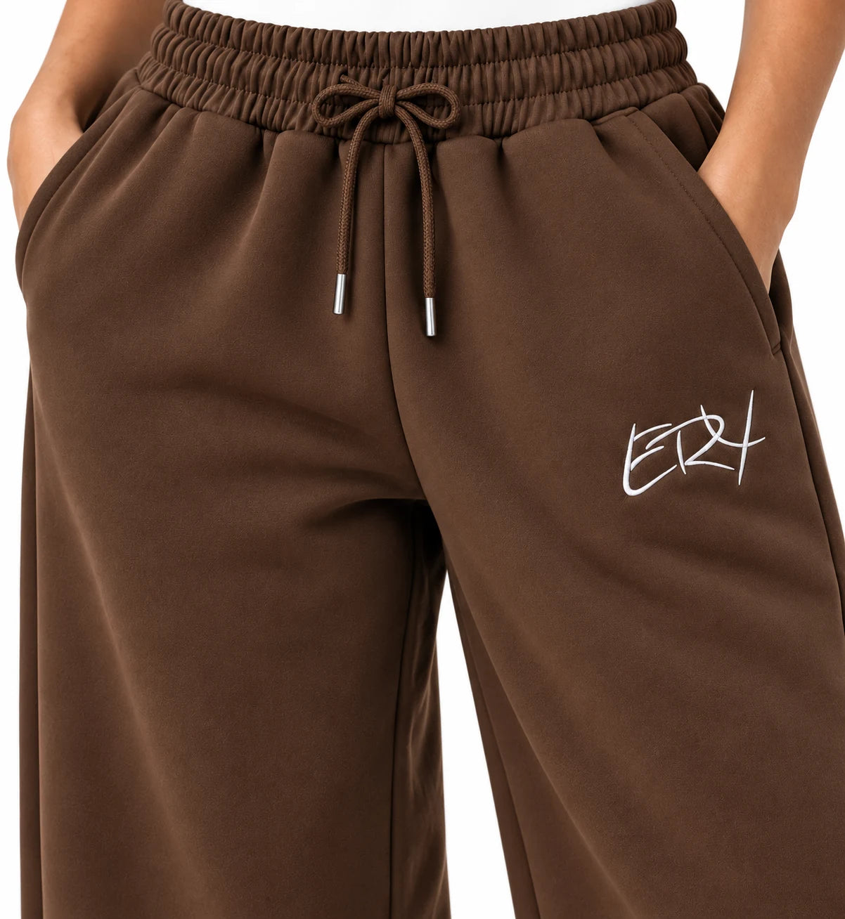 Kahverengi Logo Jogger